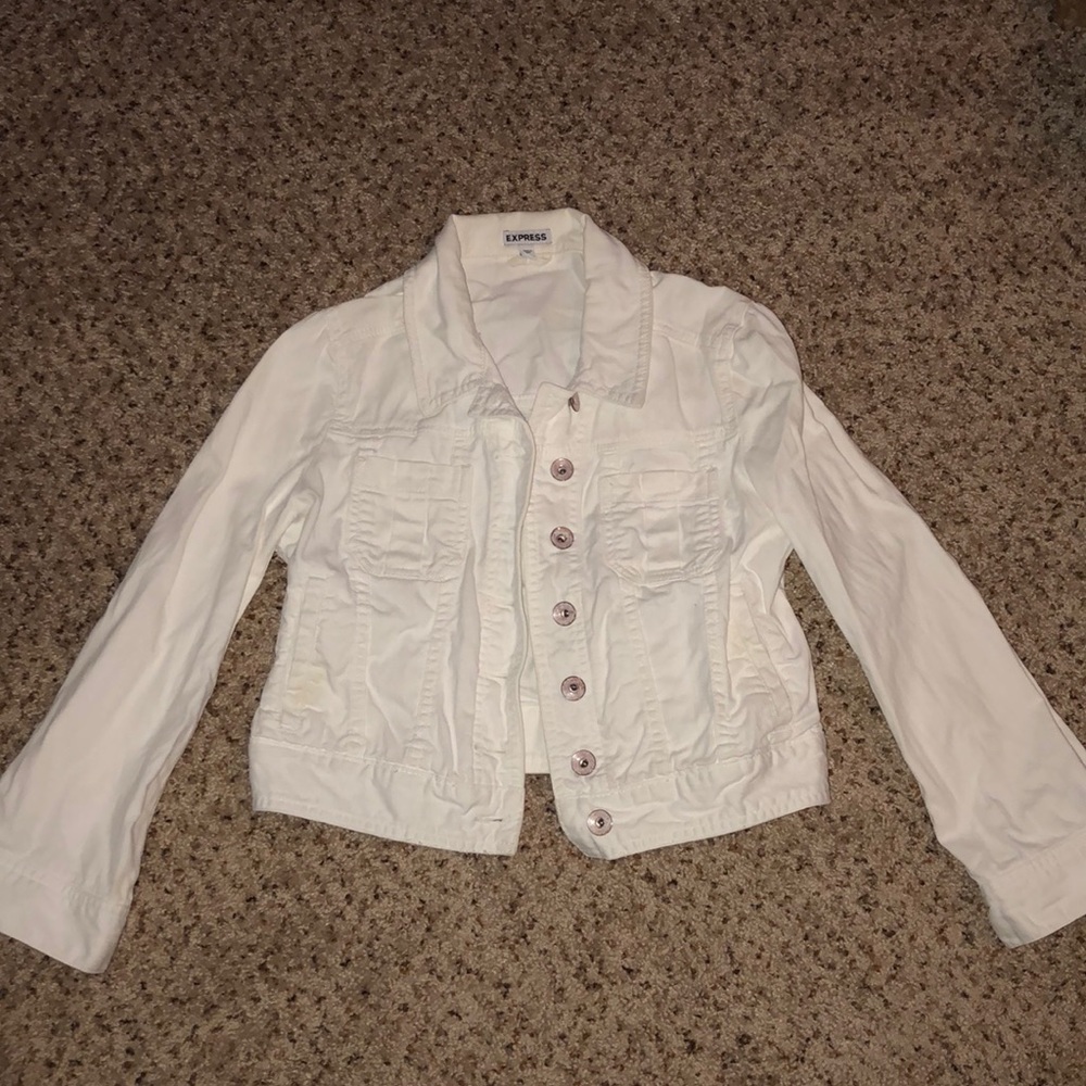 White Denim Jacket